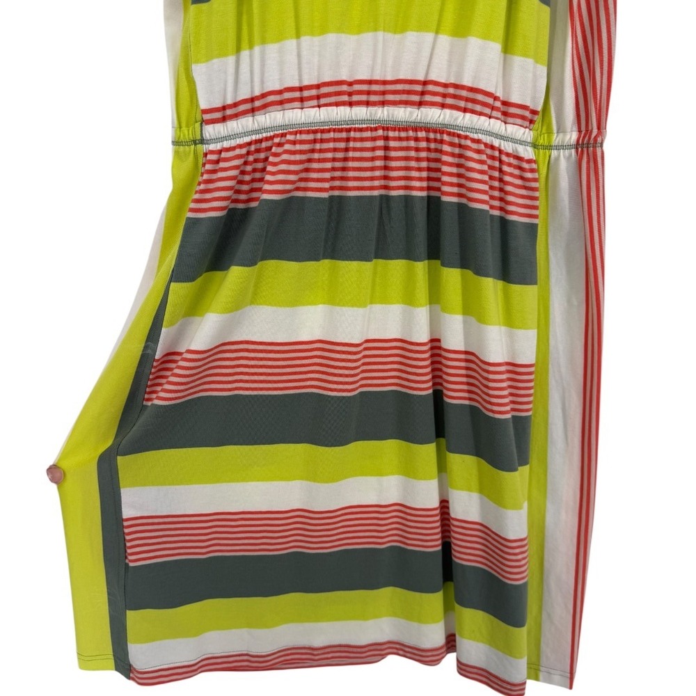 Patagonia Womens West Ashley Dress Fitz Stripe Micro Hemlock Green Size Medium - Picture 10 of 14